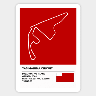 Yas Marina Circuit - new [info] Sticker